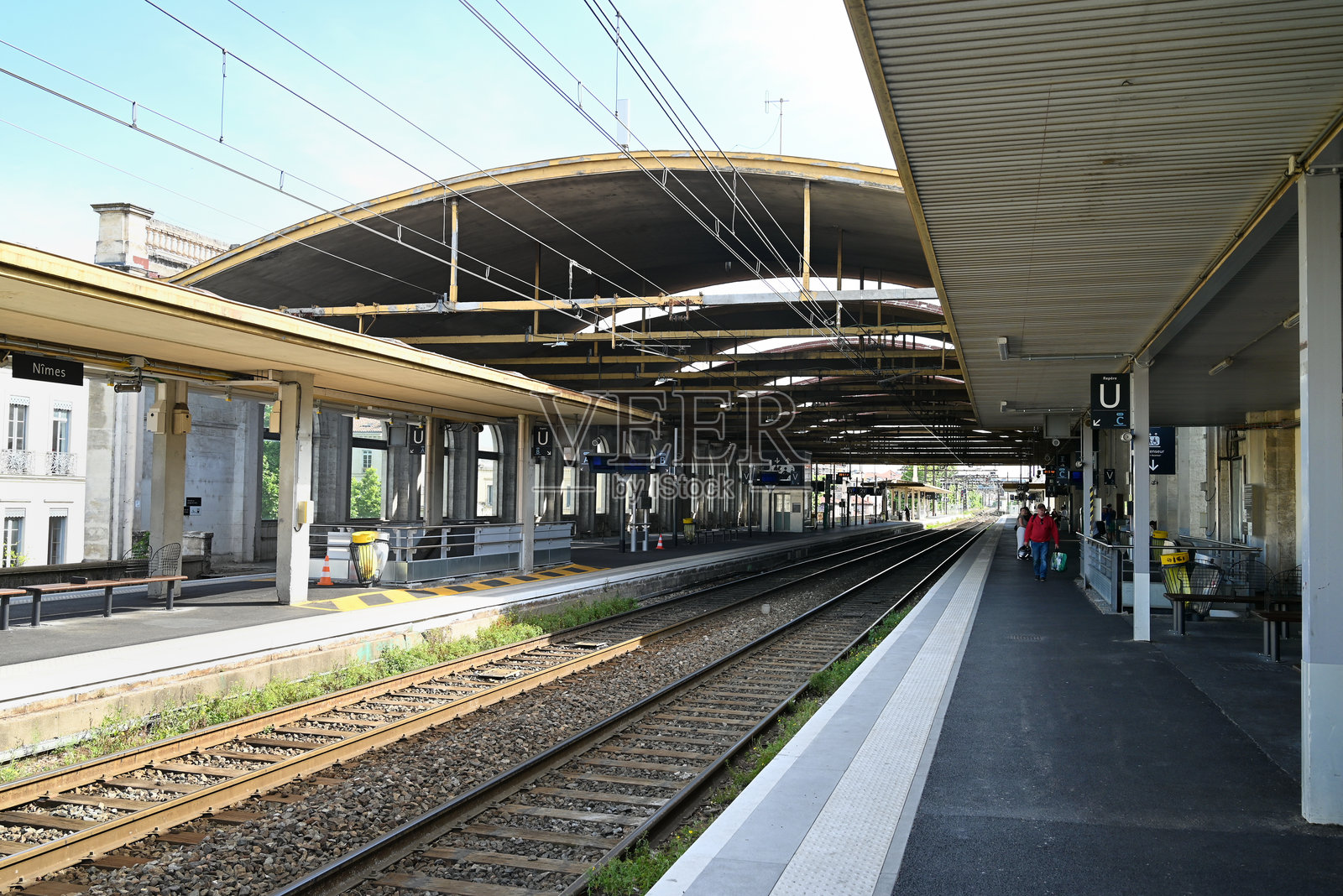尼姆火车站照片摄影图片