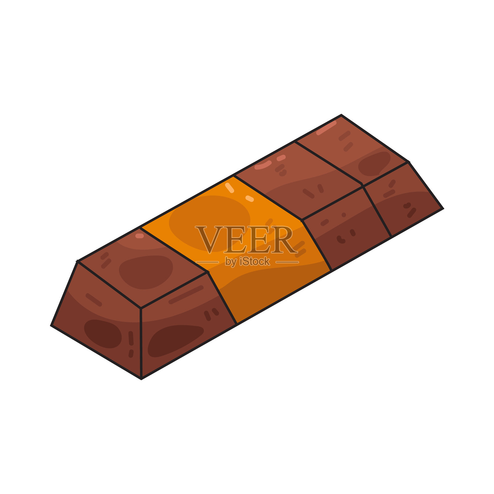 巧克力棒插画图片素材