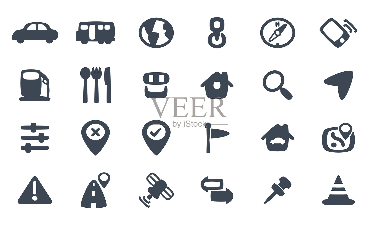 导航插画图片素材