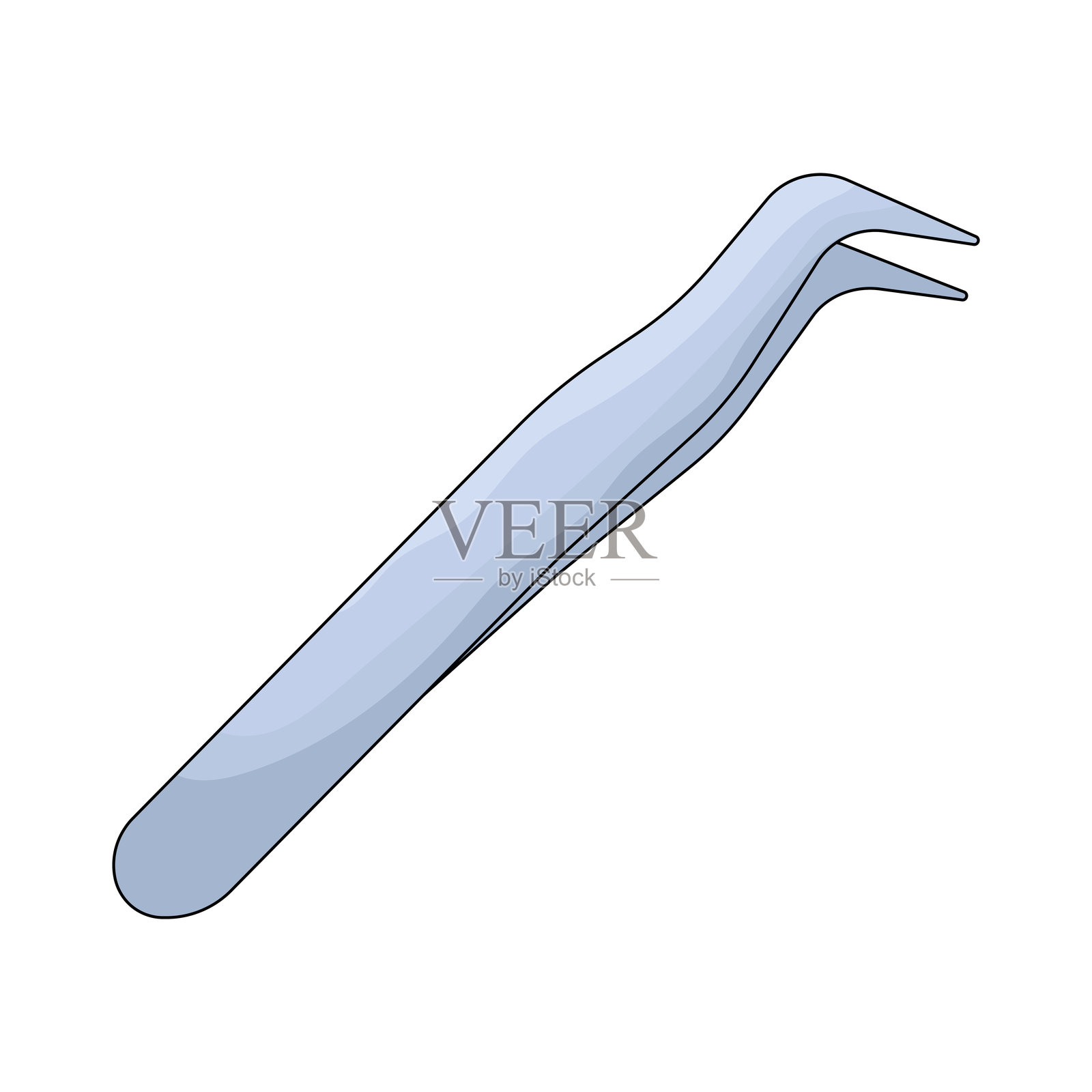 镊子插画图片素材