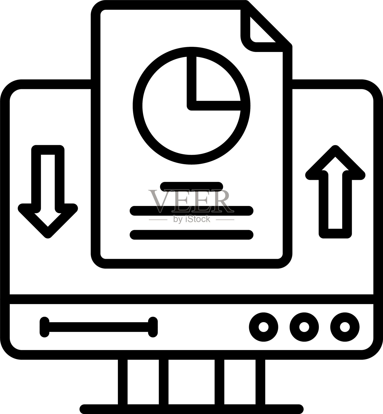 报告图标矢量元素插画图片素材