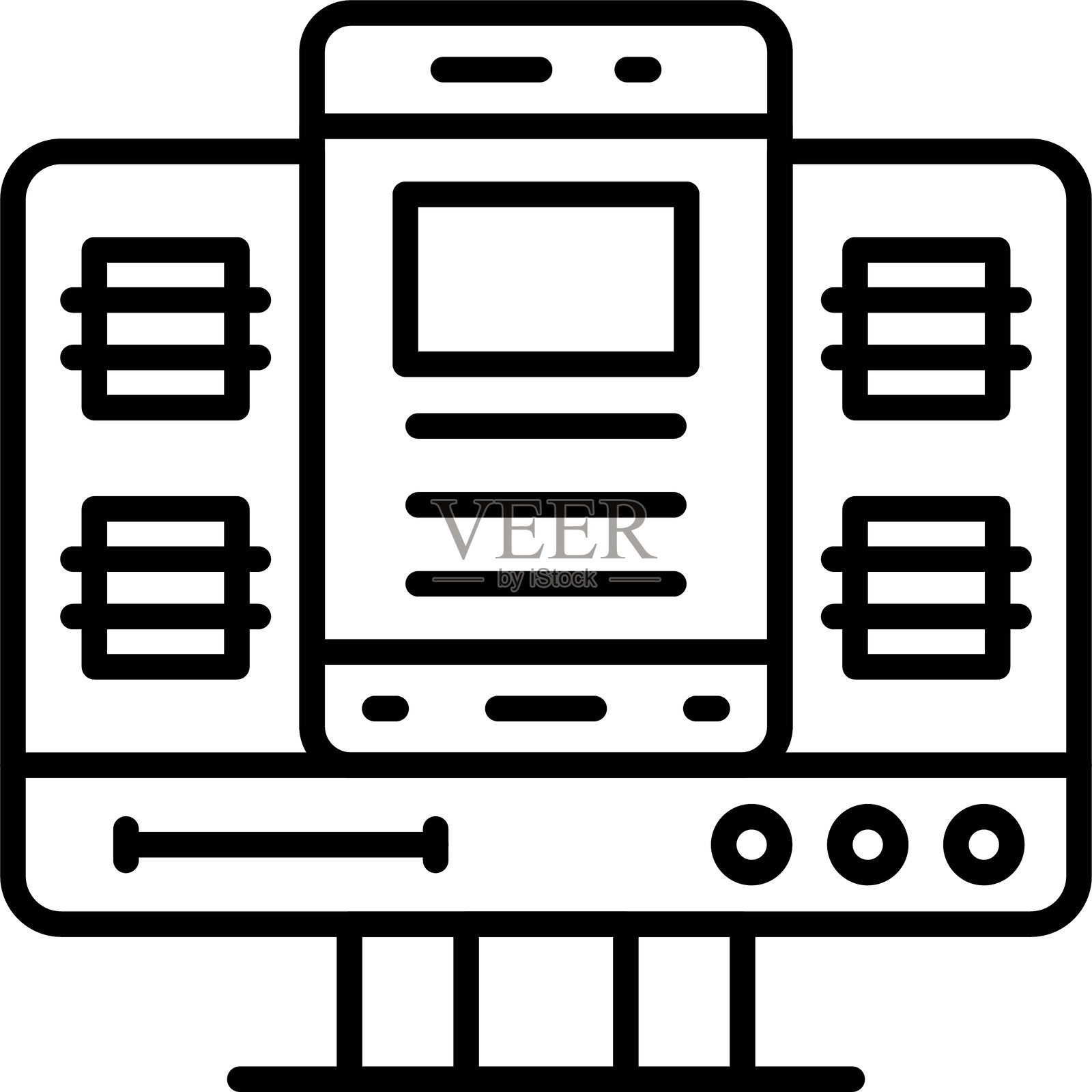 设备图标矢量元素插画图片素材