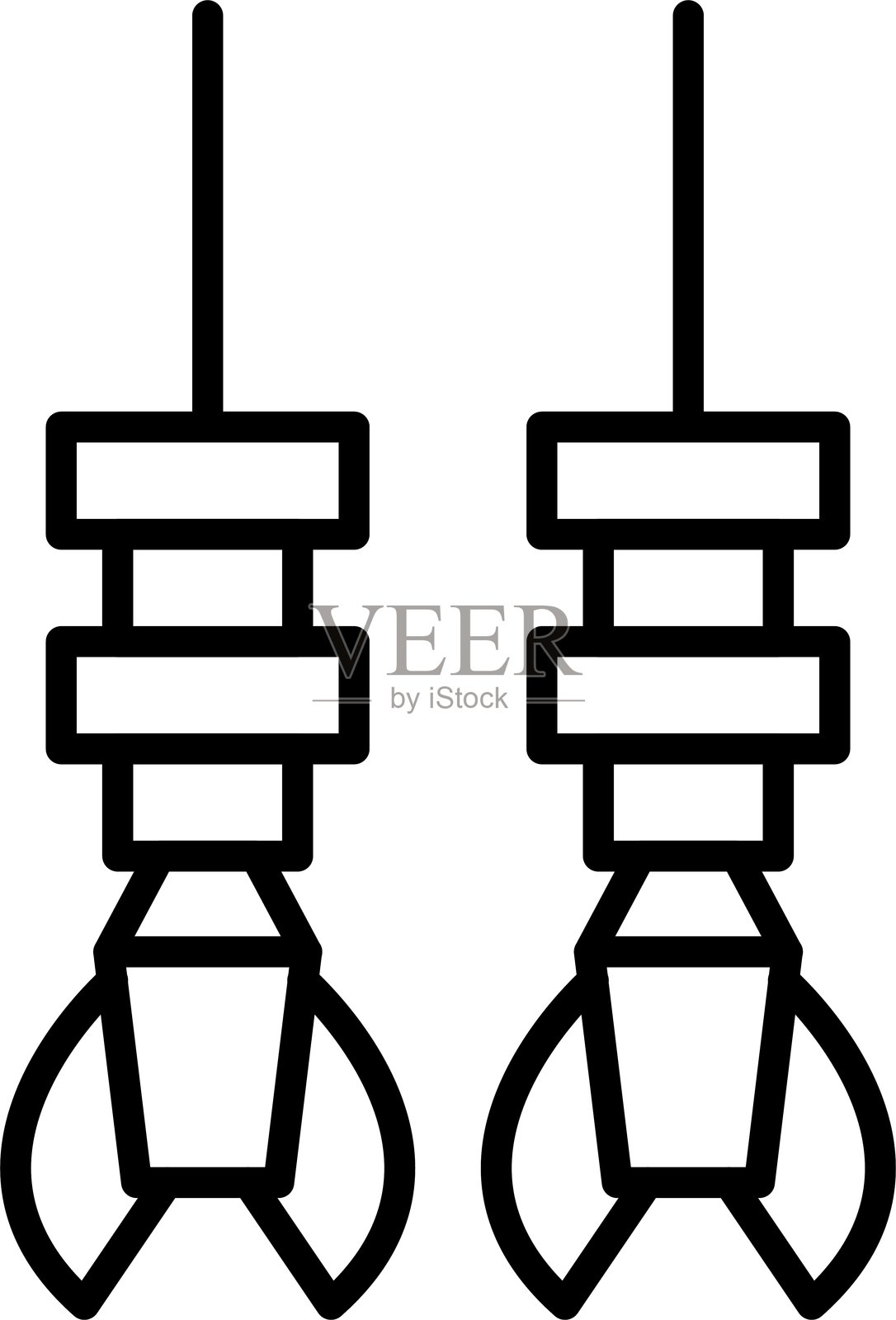 飞镖图标矢量元素插画图片素材