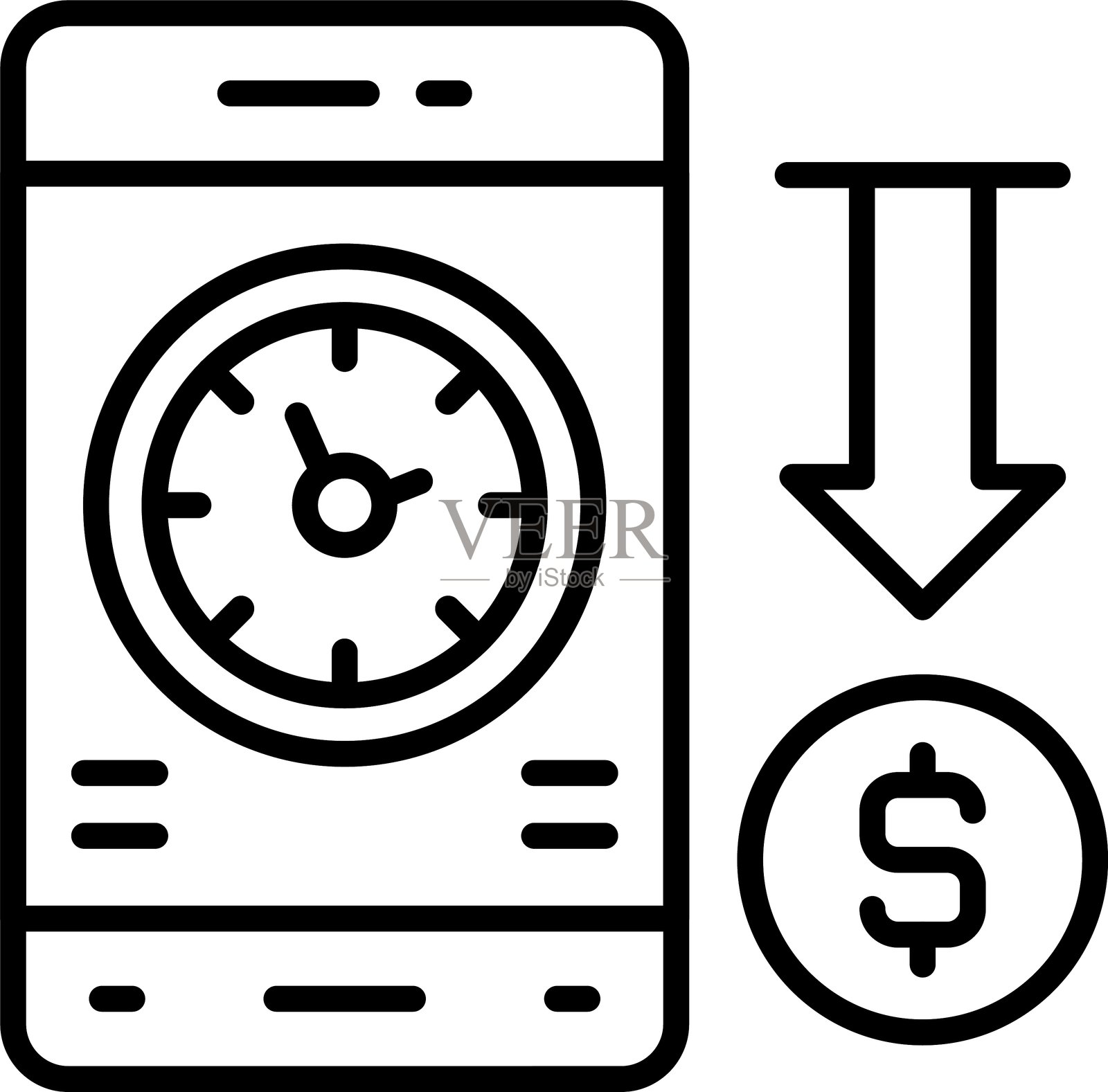 时间图标矢量元素插画图片素材