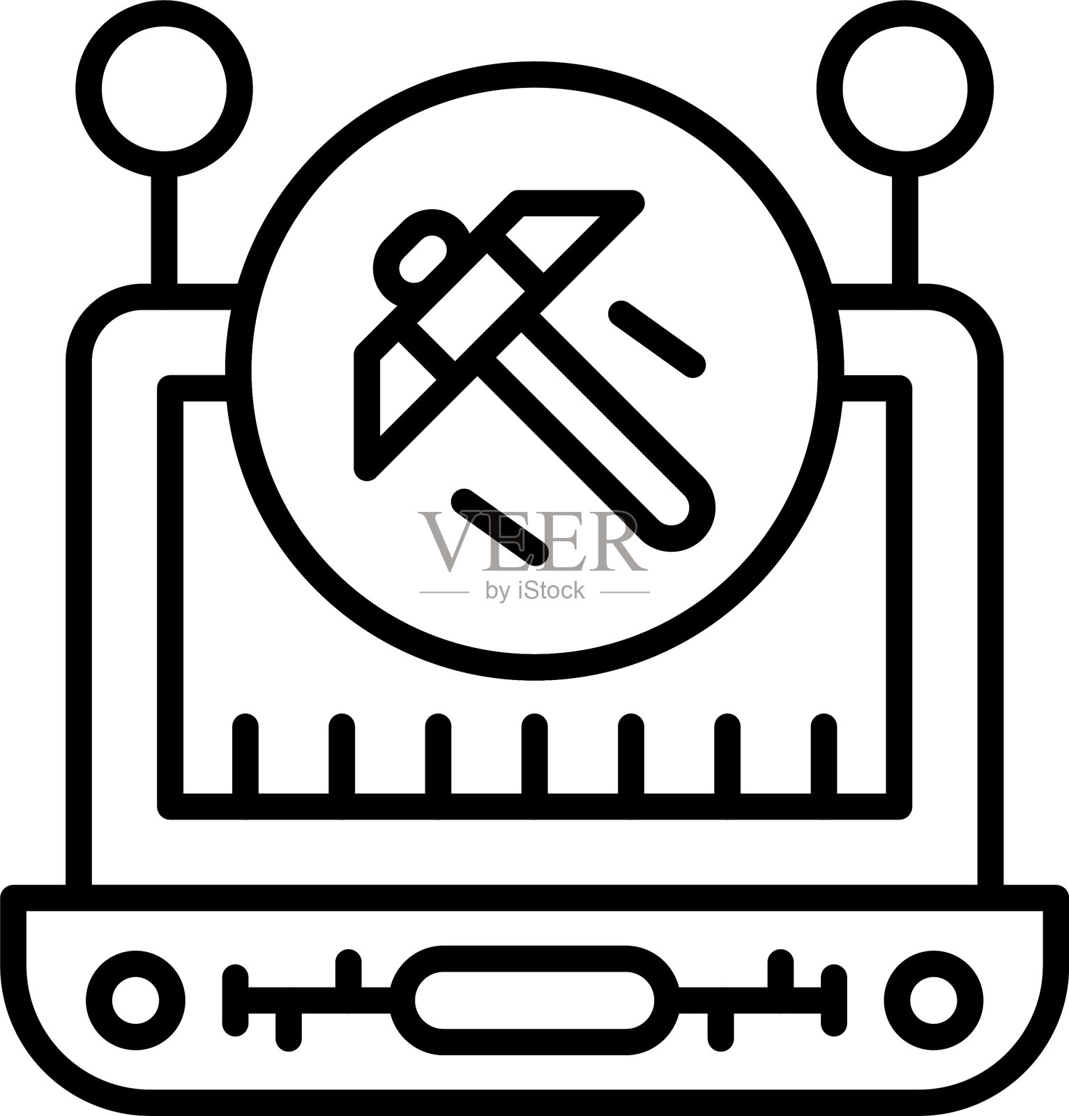 矿业图标矢量元素插画图片素材