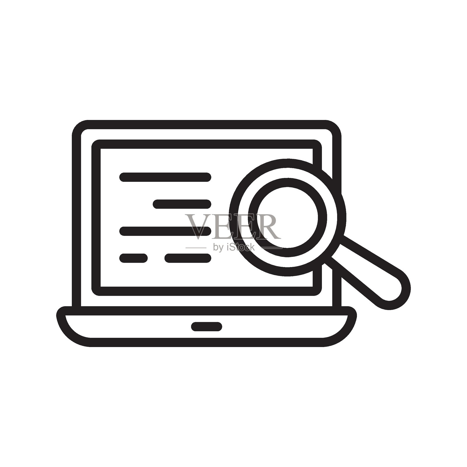 可轻松修改或编辑的高效算法矢量图标插画图片素材