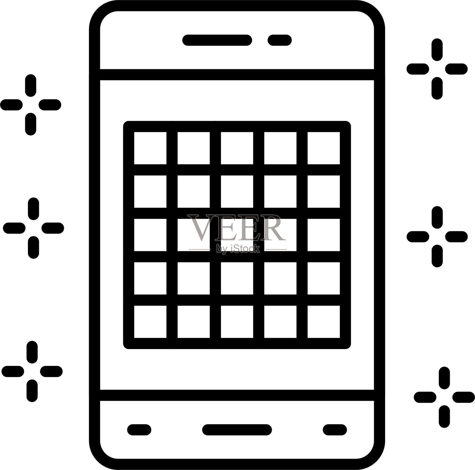 网格图标矢量元素插画图片素材