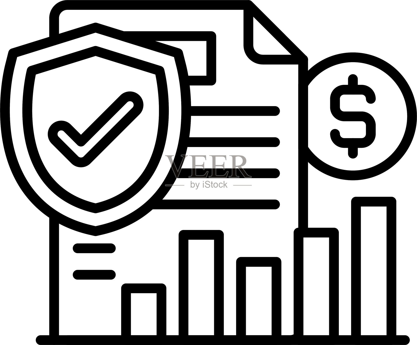 责任图标矢量元素插画图片素材