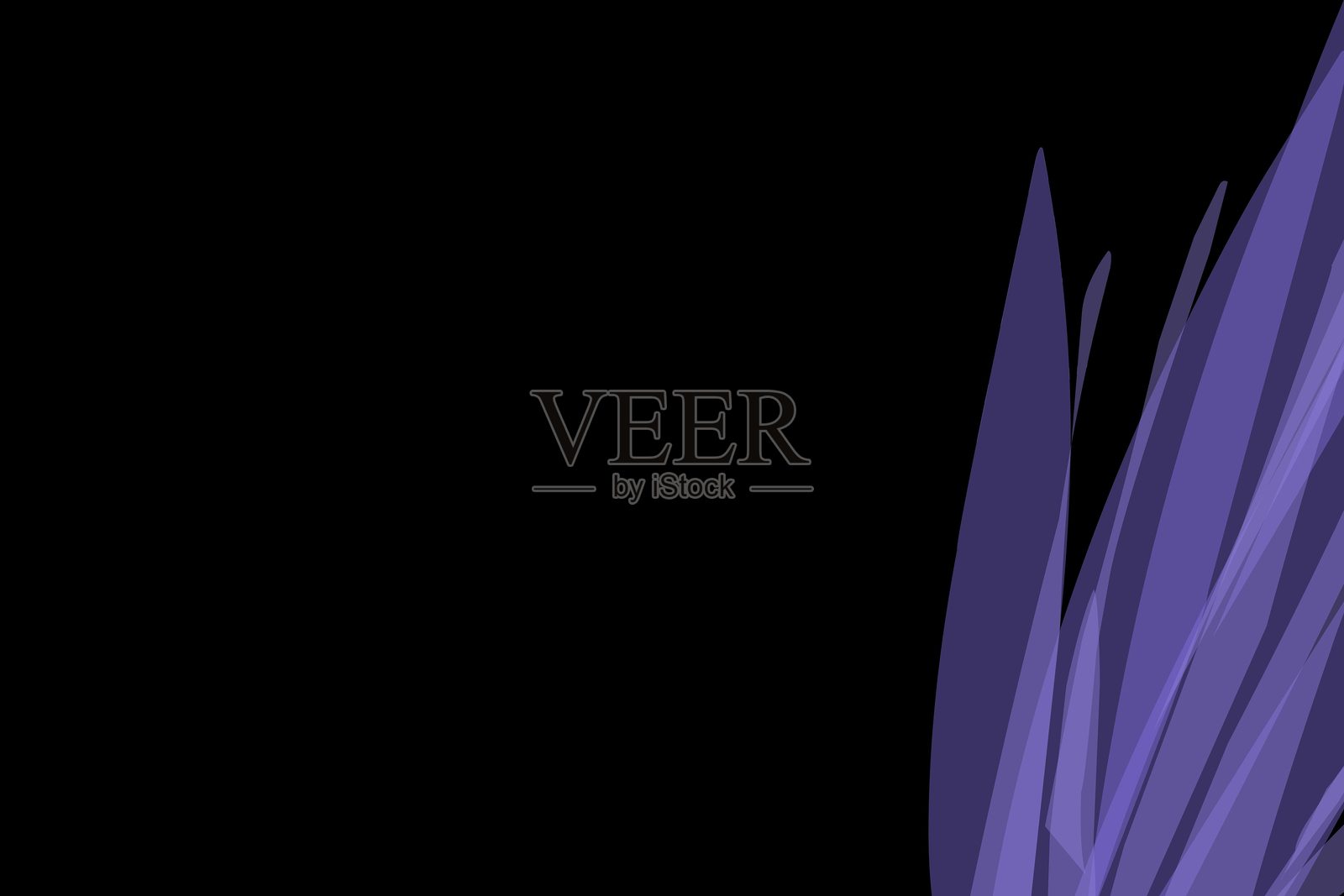 抽象紫色形状框架背景.eps插画图片素材