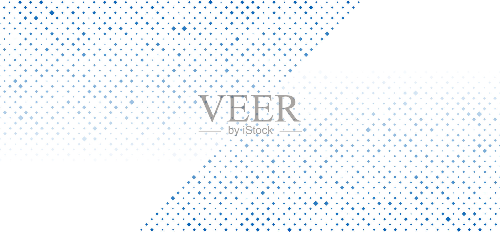 明亮的蓝色小半色调方形点抽象高科技背景插画图片素材