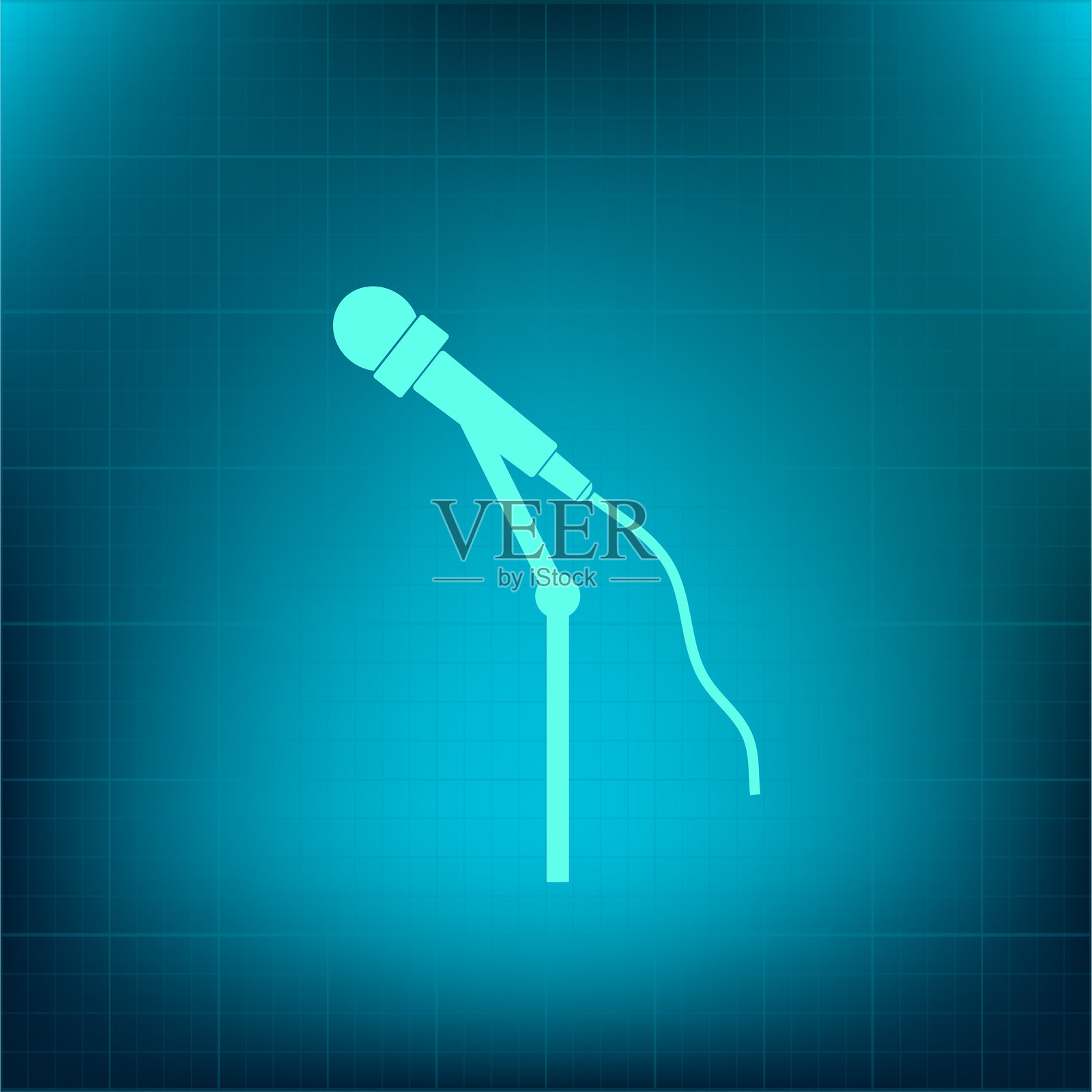 麦克风网页图标插画图片素材