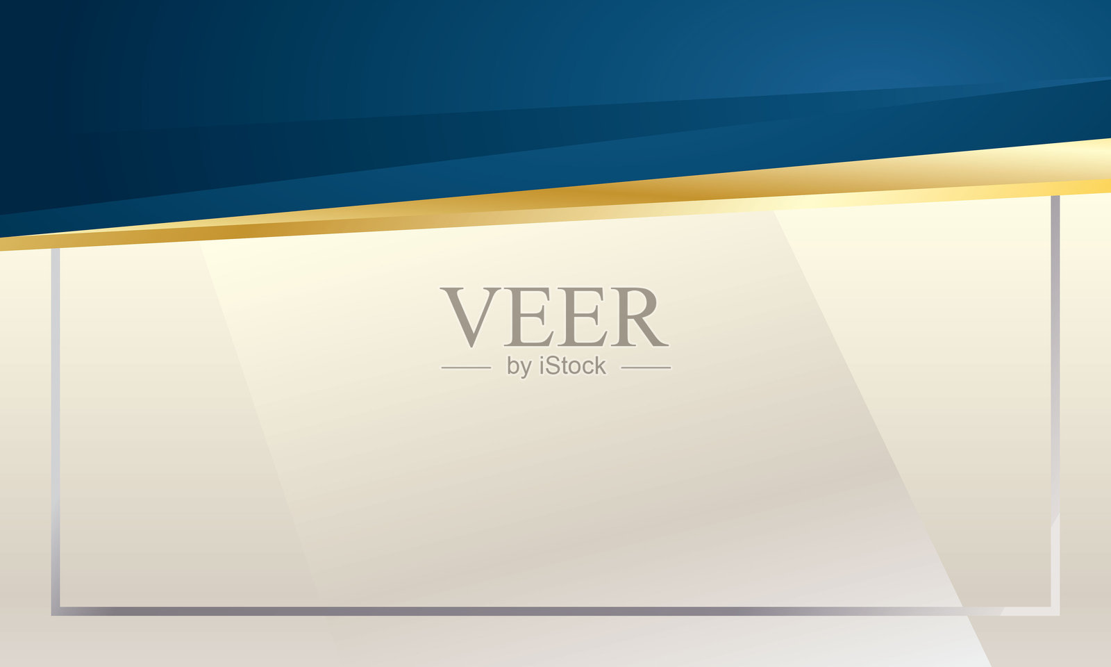 现代蓝色和金色抽象背景插画图片素材