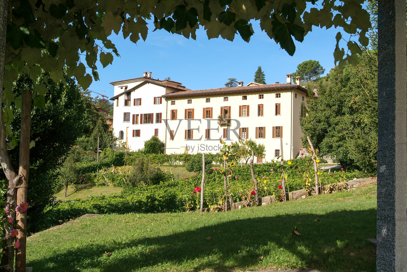 巴尔卡古村落的房屋照片摄影图片