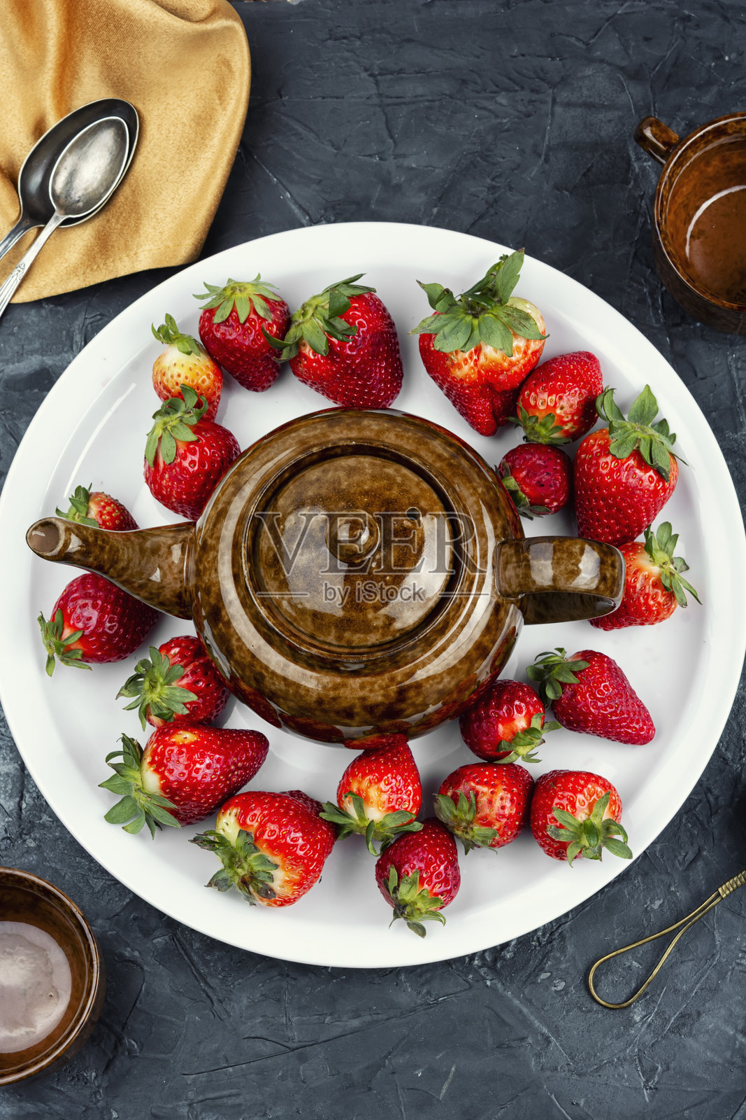 素食健康饮品。照片摄影图片