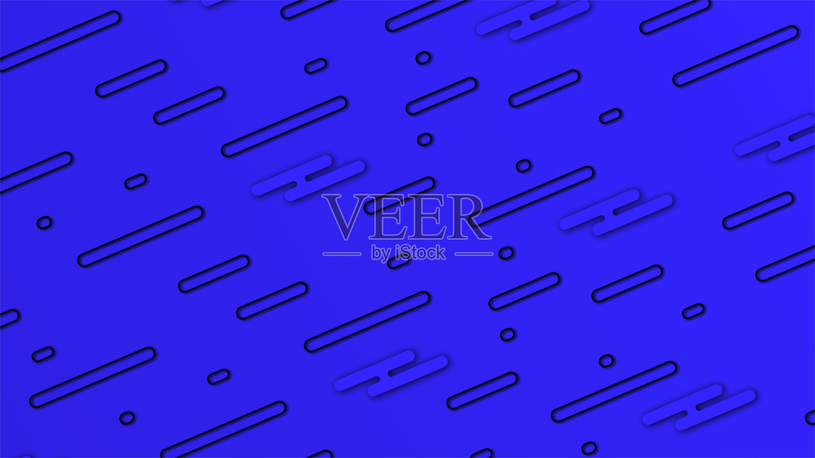 蓝色背景上的极简几何基础流行风格形状照片摄影图片