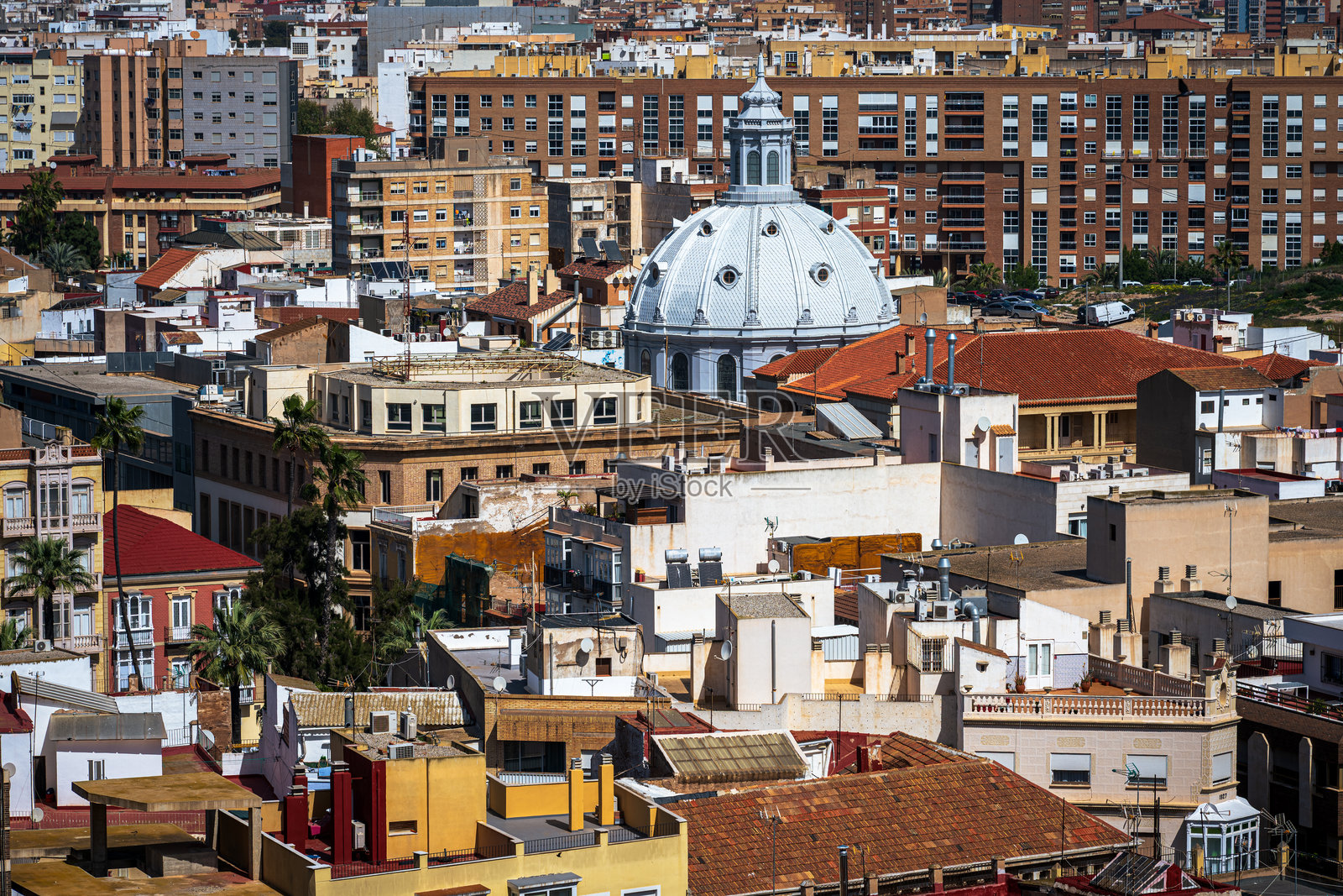 俯瞰卡塔赫纳照片摄影图片