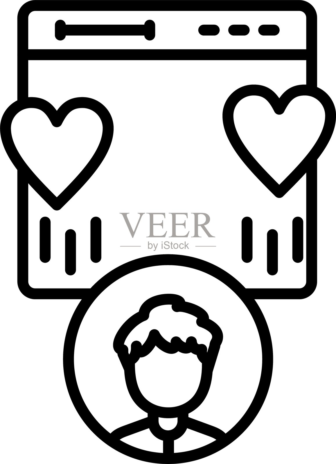 浏览器图标矢量元素插画图片素材