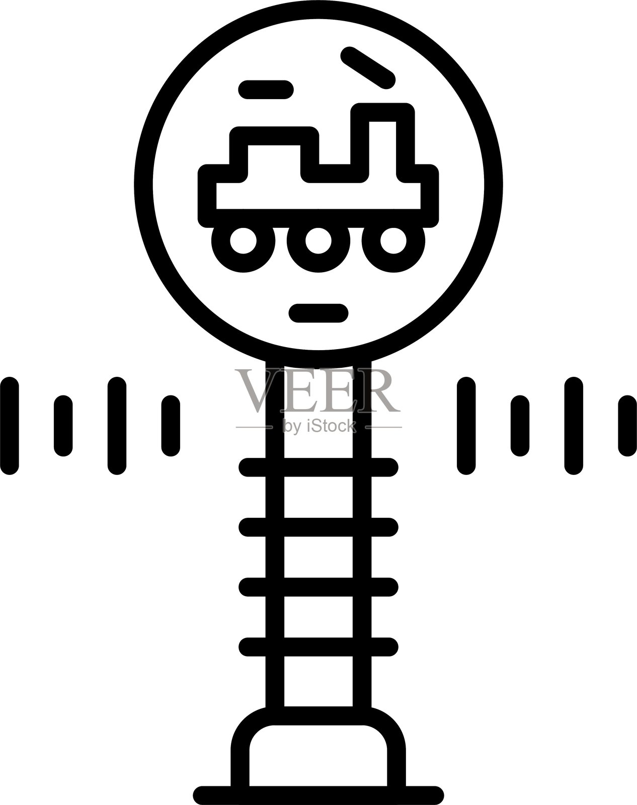 道路标志图标矢量元素插画图片素材