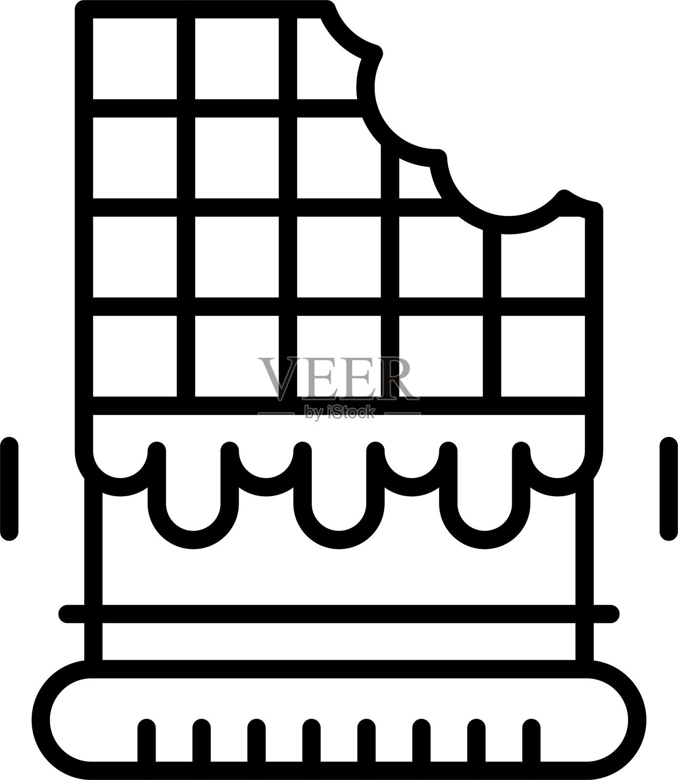 巧克力图标矢量元素插画图片素材
