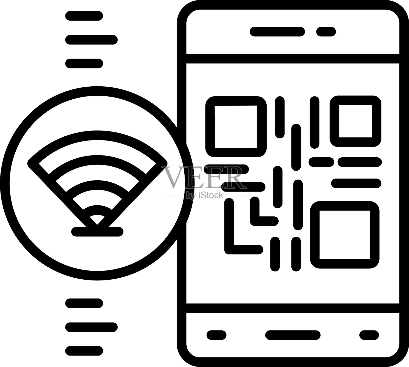 扫描仪图标矢量元素插画图片素材