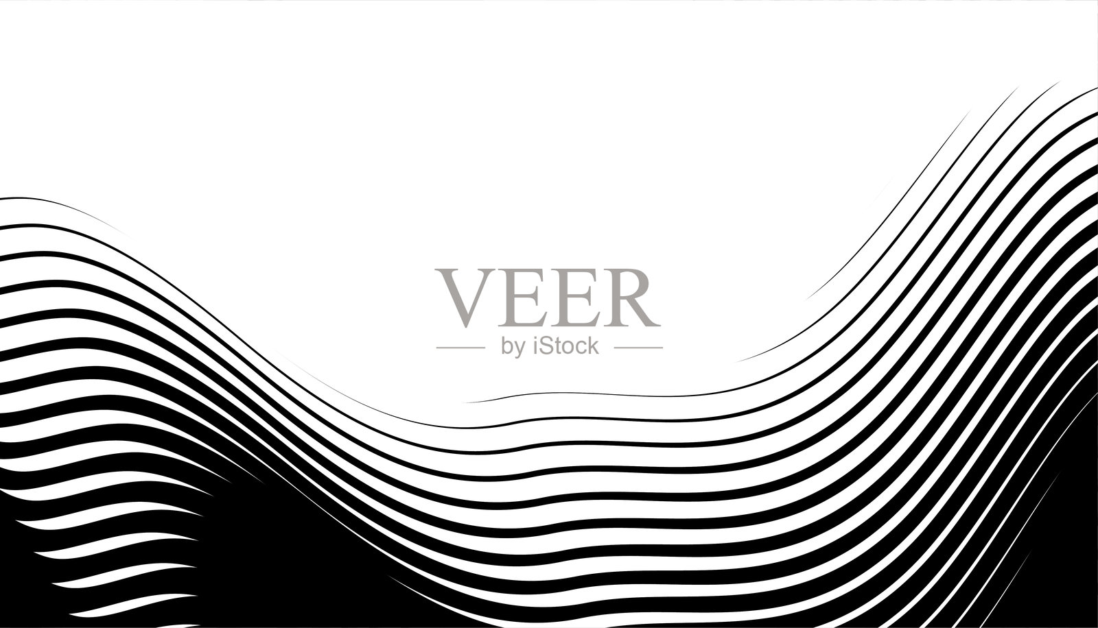 抽象的黑白条纹复古背景插画图片素材