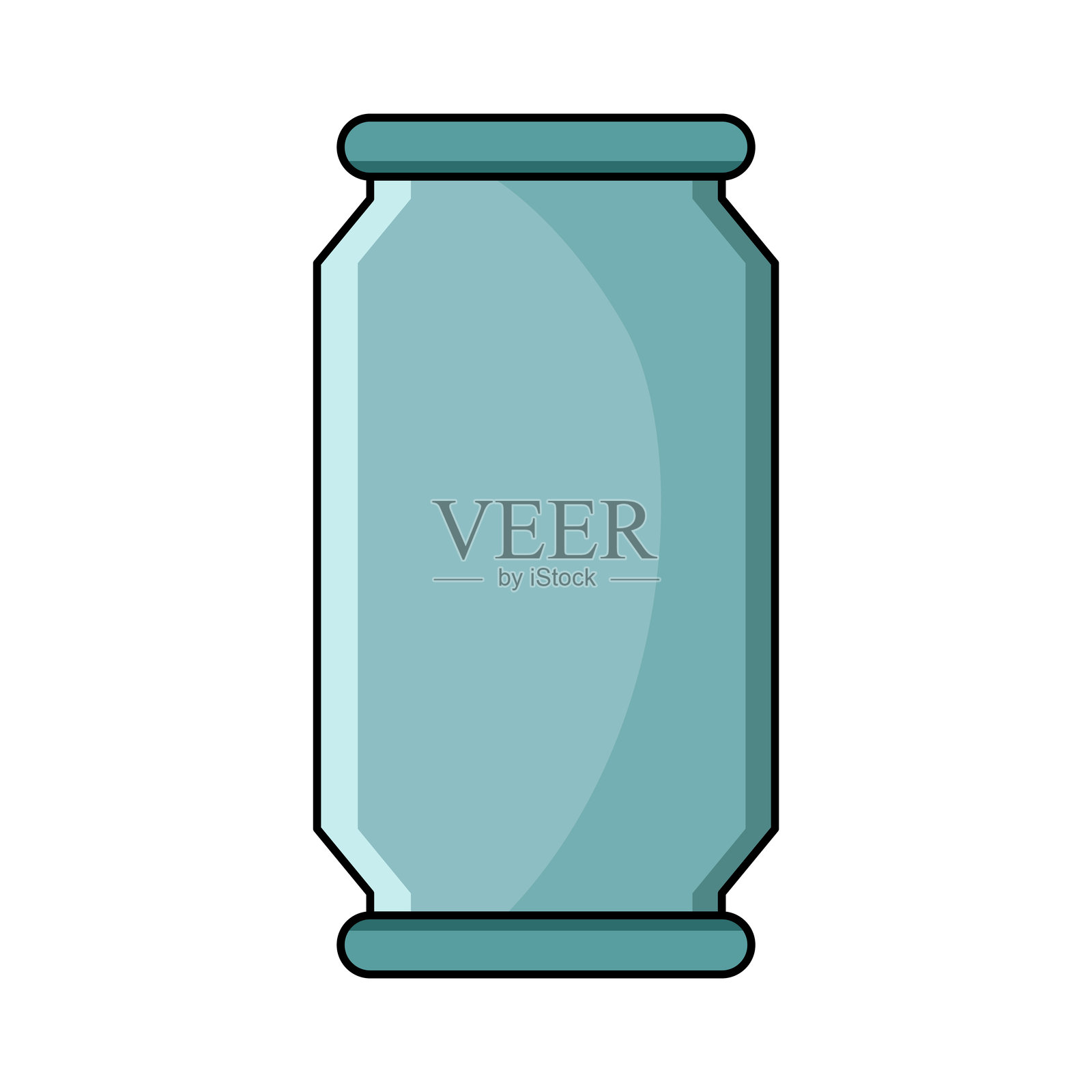 汽水罐插画图片素材