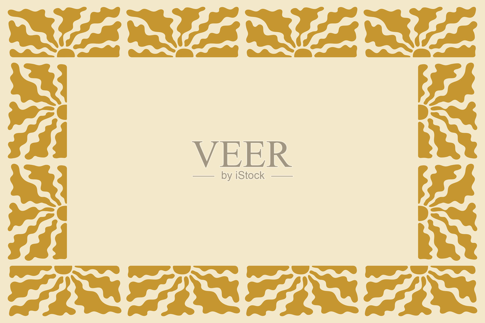 简单天真和嬉皮风格的矢量插图，花卉和植物，手绘的花卉植物设计模板、框架以及现代艺术印刷品、海报和带有空白空间的标语牌插画图片素材