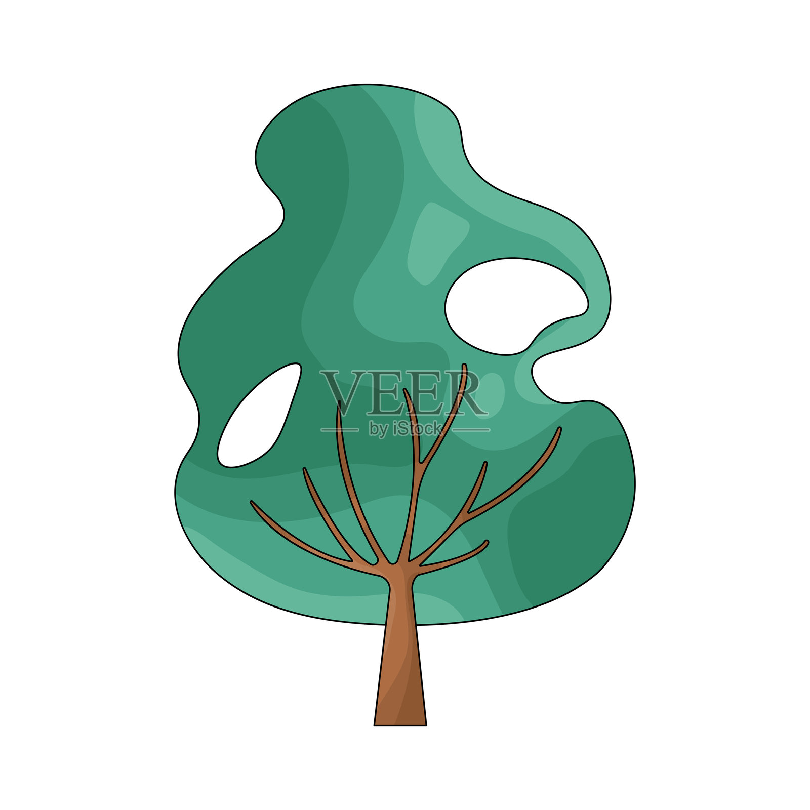 树插画图片素材