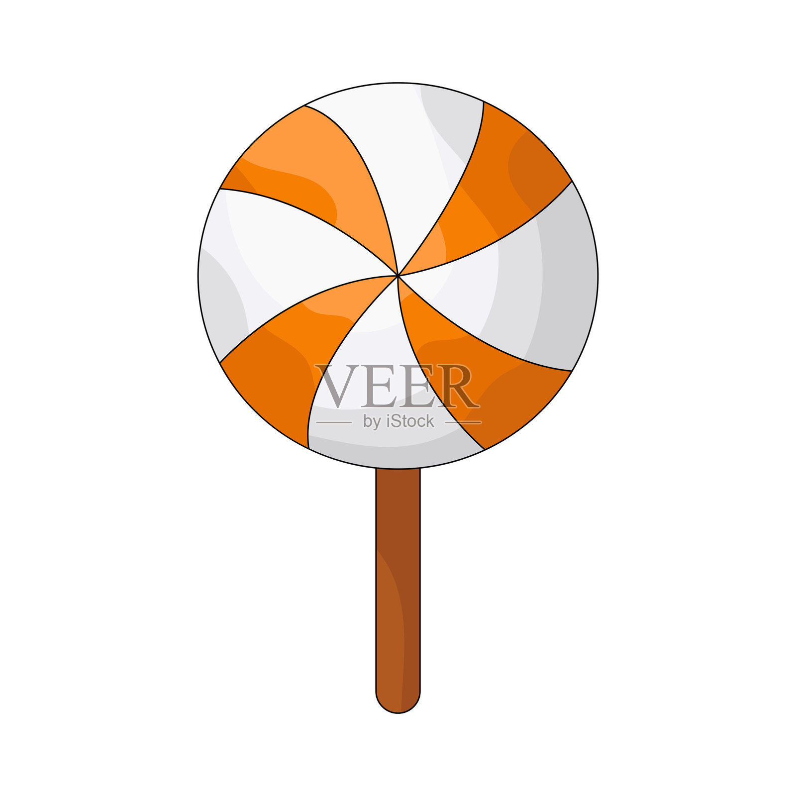 万圣节棒棒糖插画图片素材