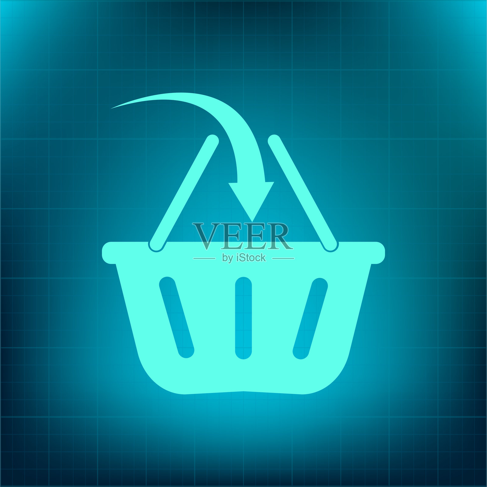 购物袋，市场符号插画图片素材