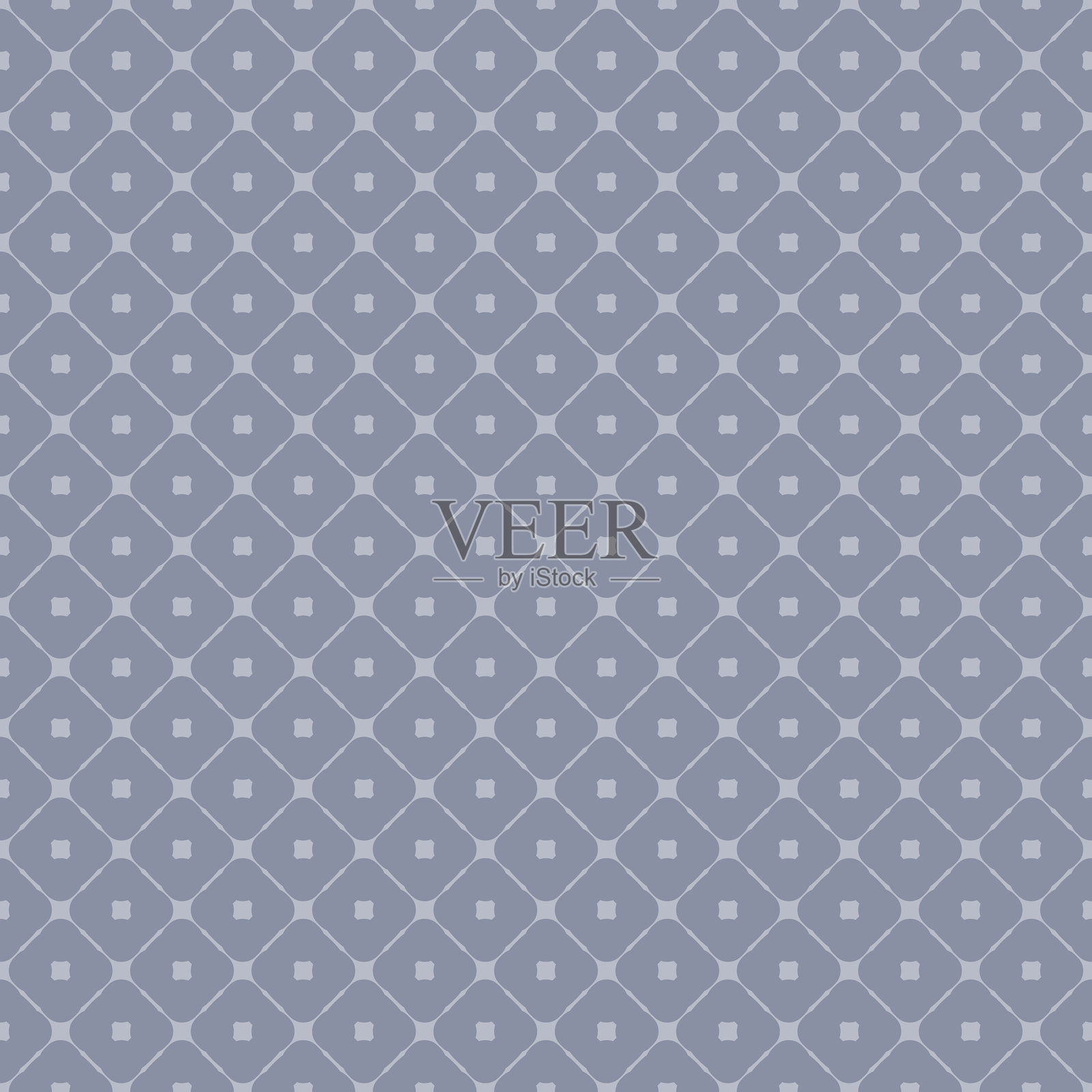 矢量几何网格无缝图案。抽象蓝色纹理插画图片素材