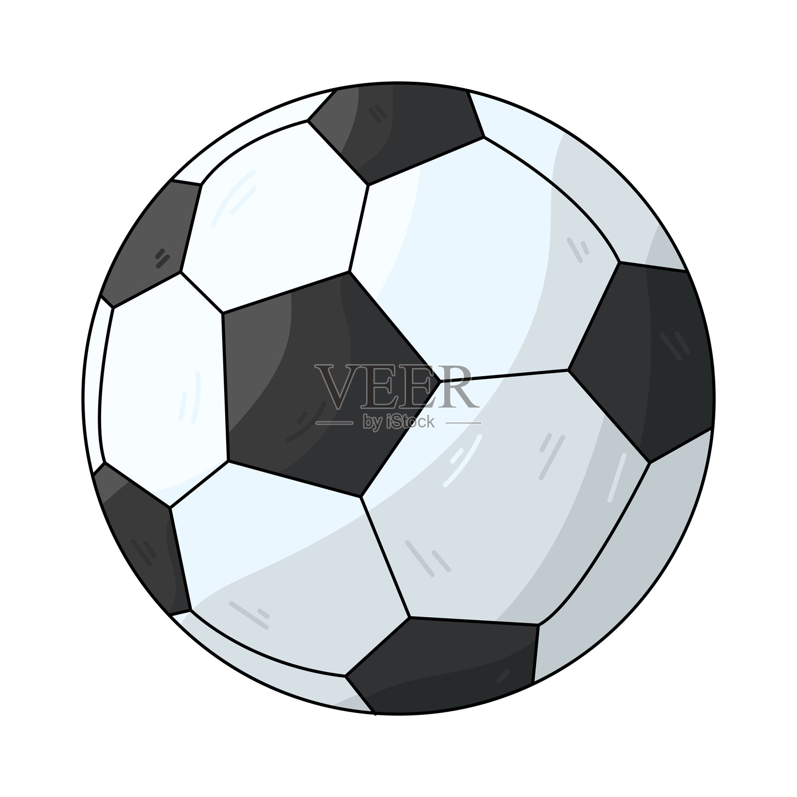 足球插画图片素材