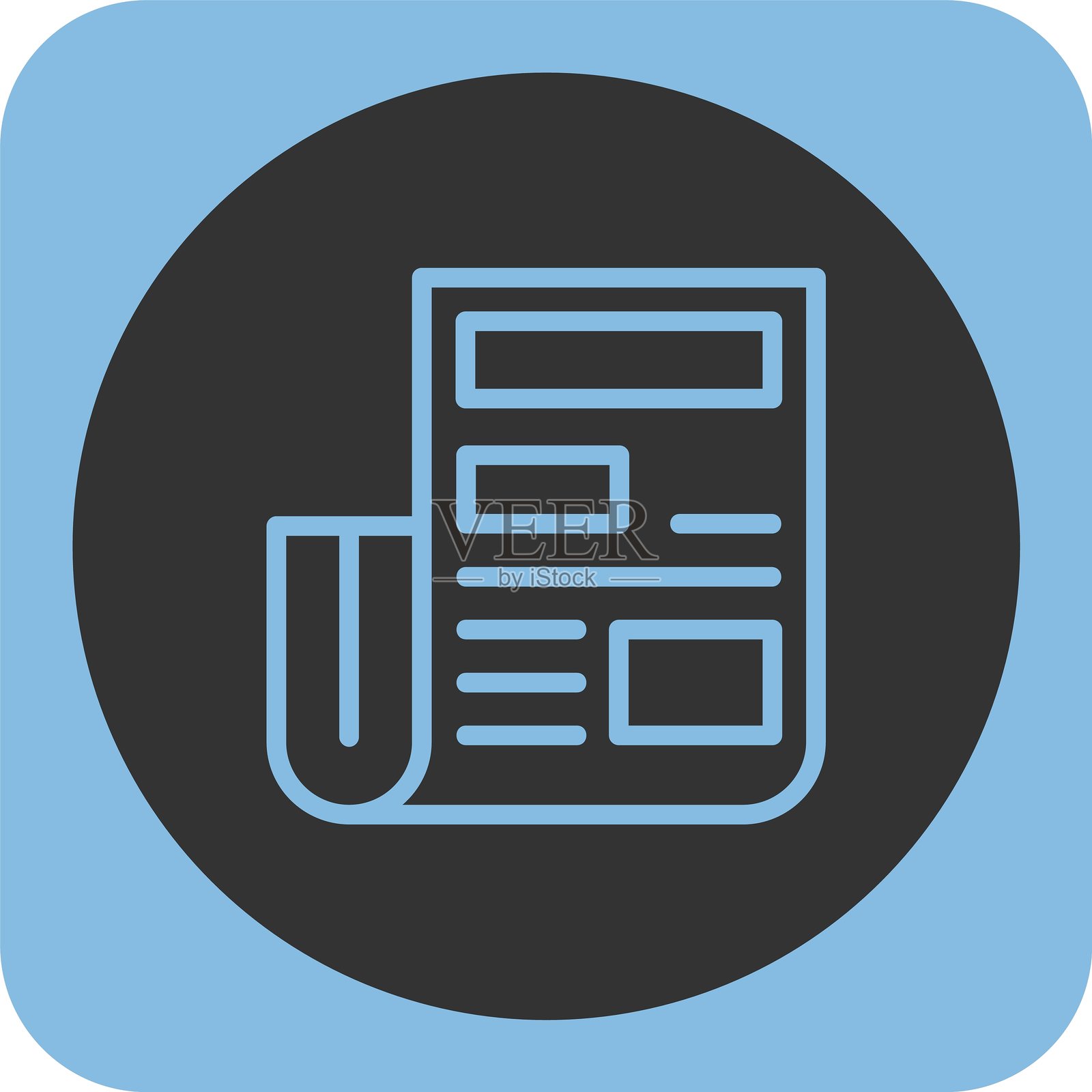 首页线性圆形图标插画图片素材