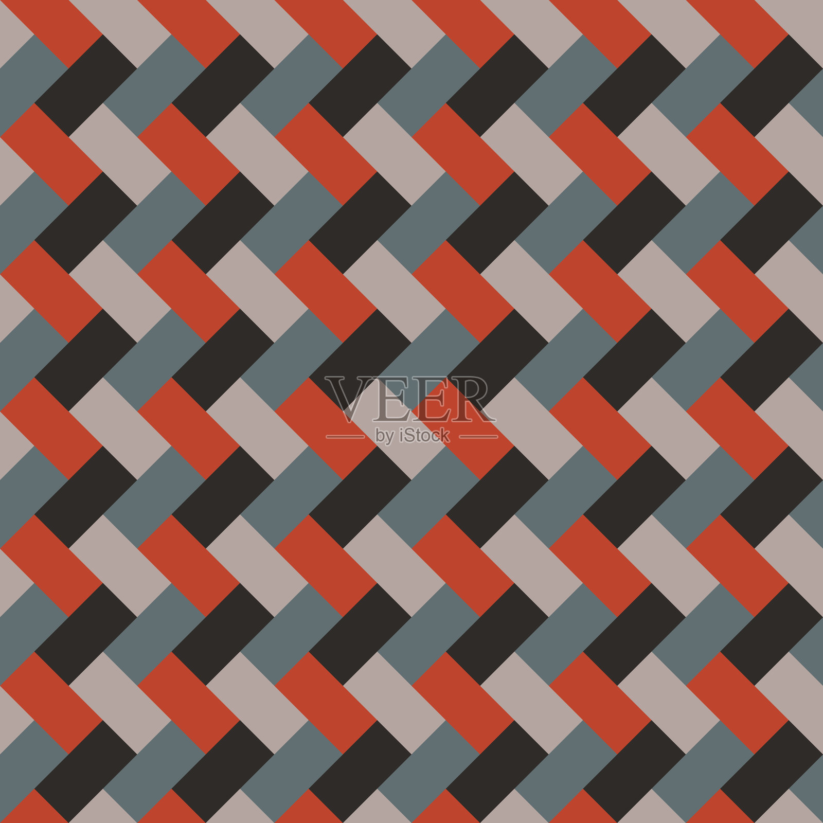 由橙色、灰色和黑色矩形构成的图案插画图片素材