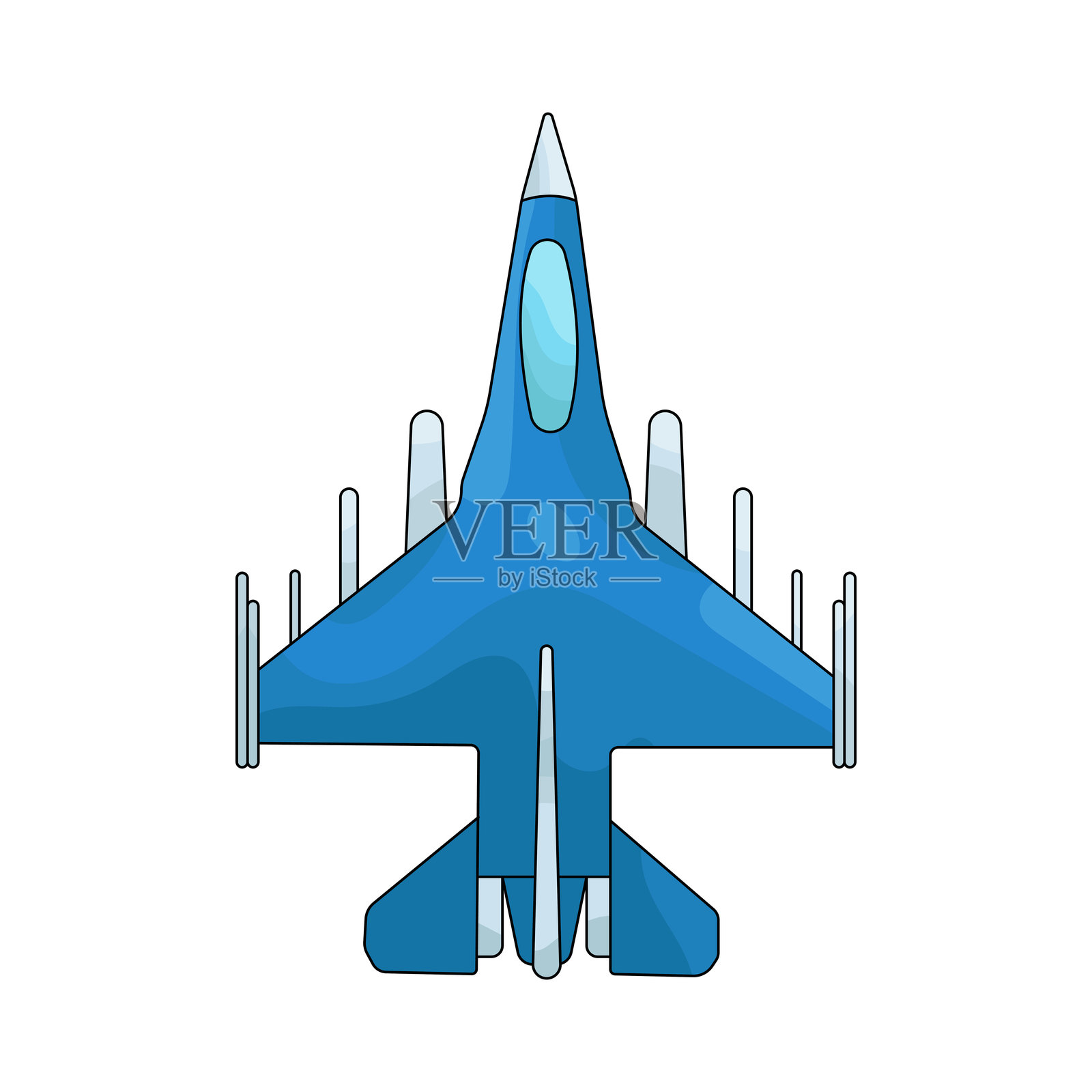 战斗机插画图片素材