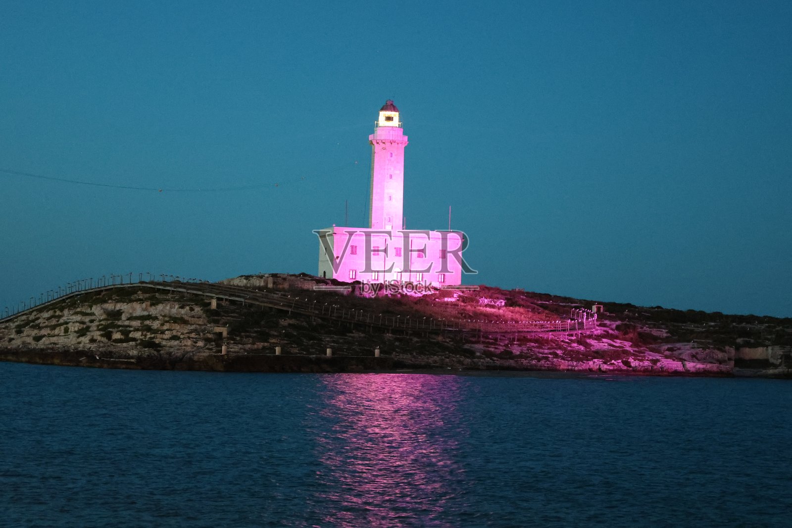 维耶斯特的灯塔照片摄影图片