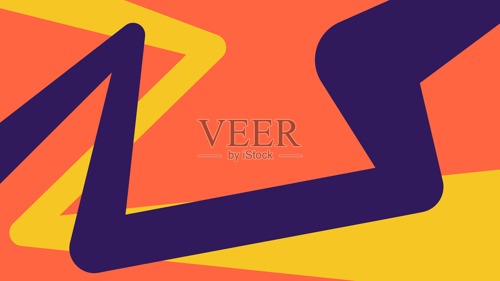 大胆的锯齿形运动背景插画图片素材