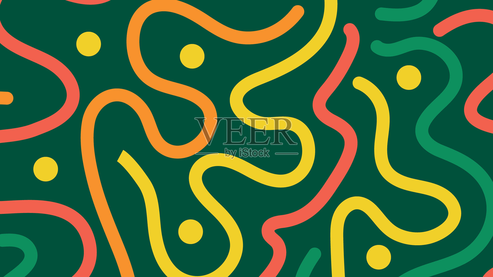 霓虹色的涂鸦元素背景插画图片素材