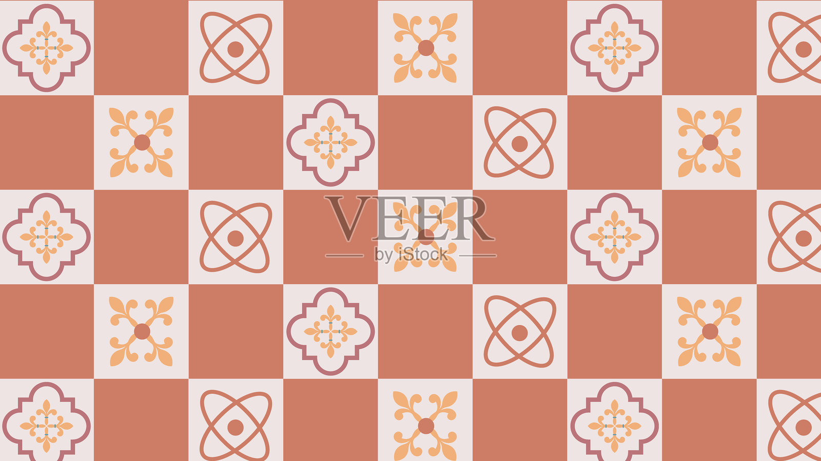 粉色波纹抽象背景插画图片素材