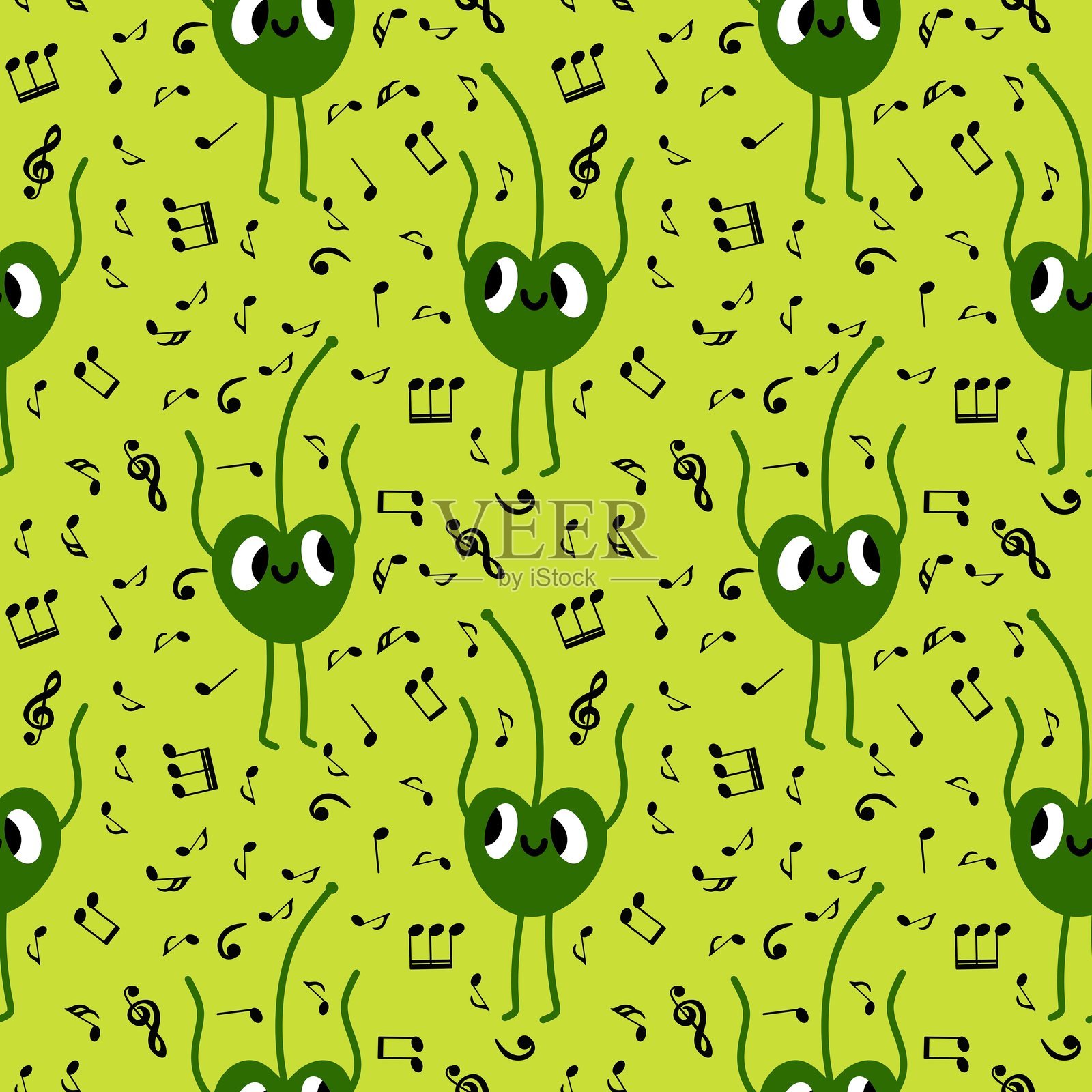 水果无缝樱桃图案，适用于面料、纺织品和包装插画图片素材