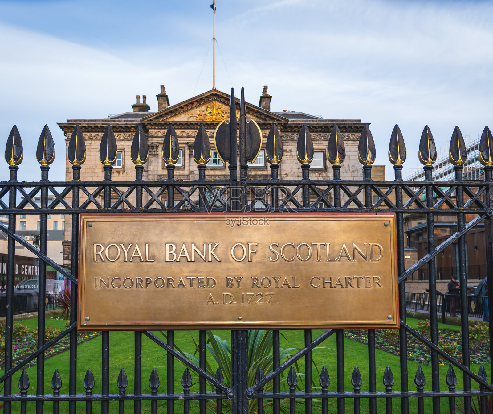 邓达斯大厦 - 苏格兰皇家银行在英国爱丁堡的注册办公室照片摄影图片