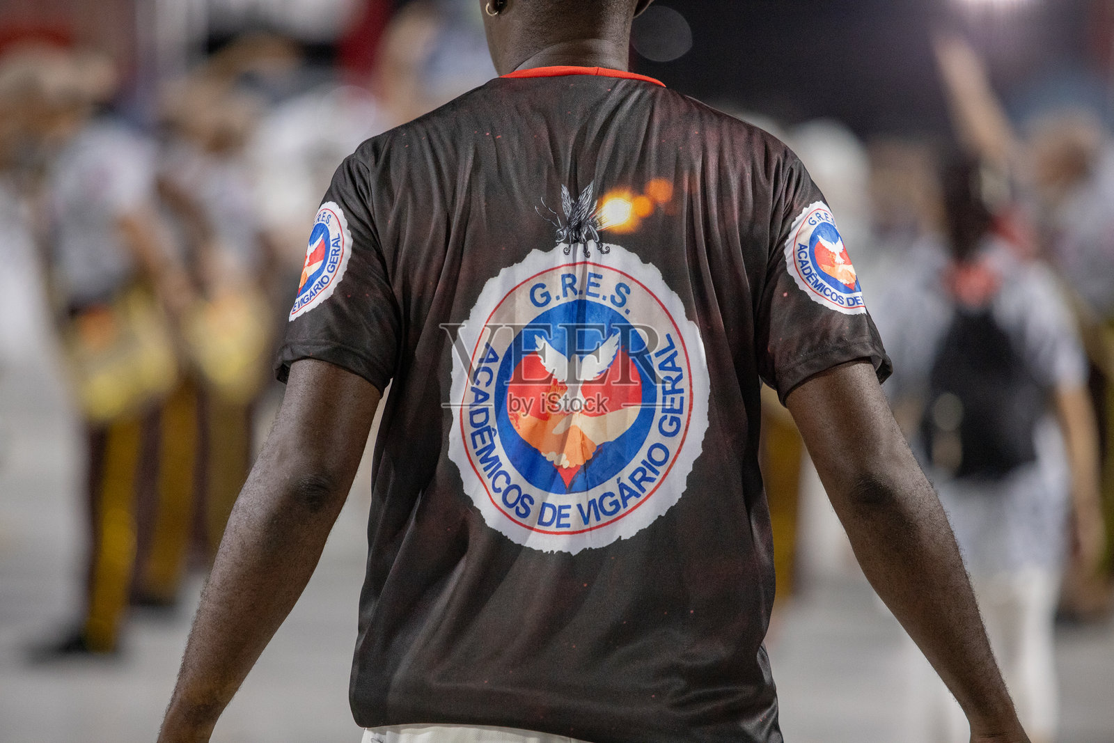 巴西里约热内卢的维加里奥热尔学术桑巴学校照片摄影图片