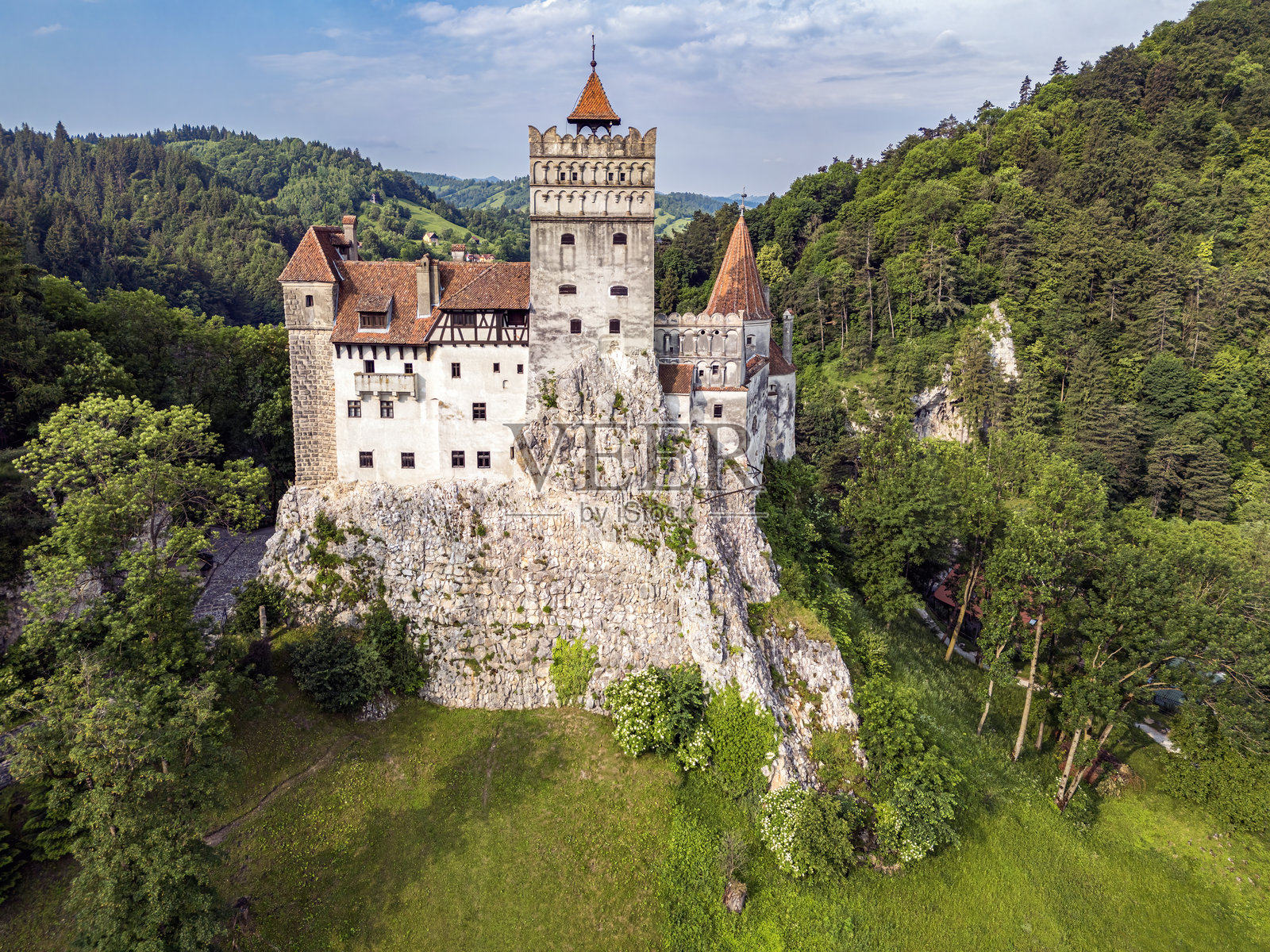 罗马尼亚的布兰城堡照片摄影图片