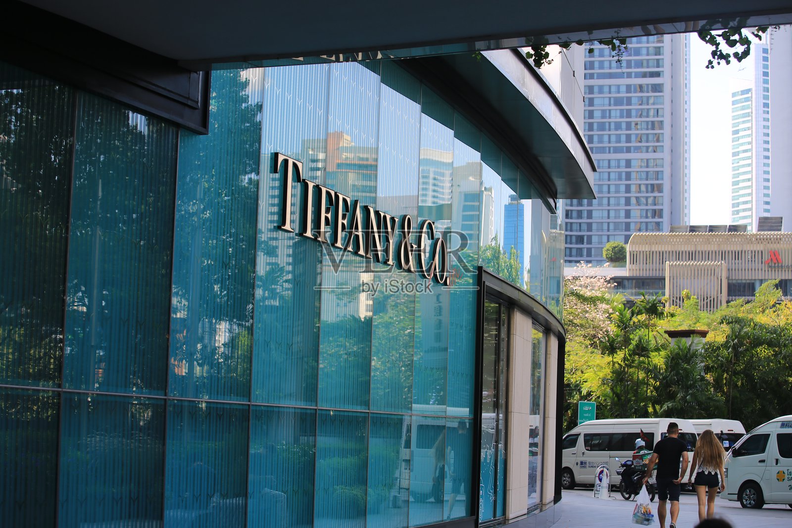 曼谷的蒂芙尼旗舰店照片摄影图片