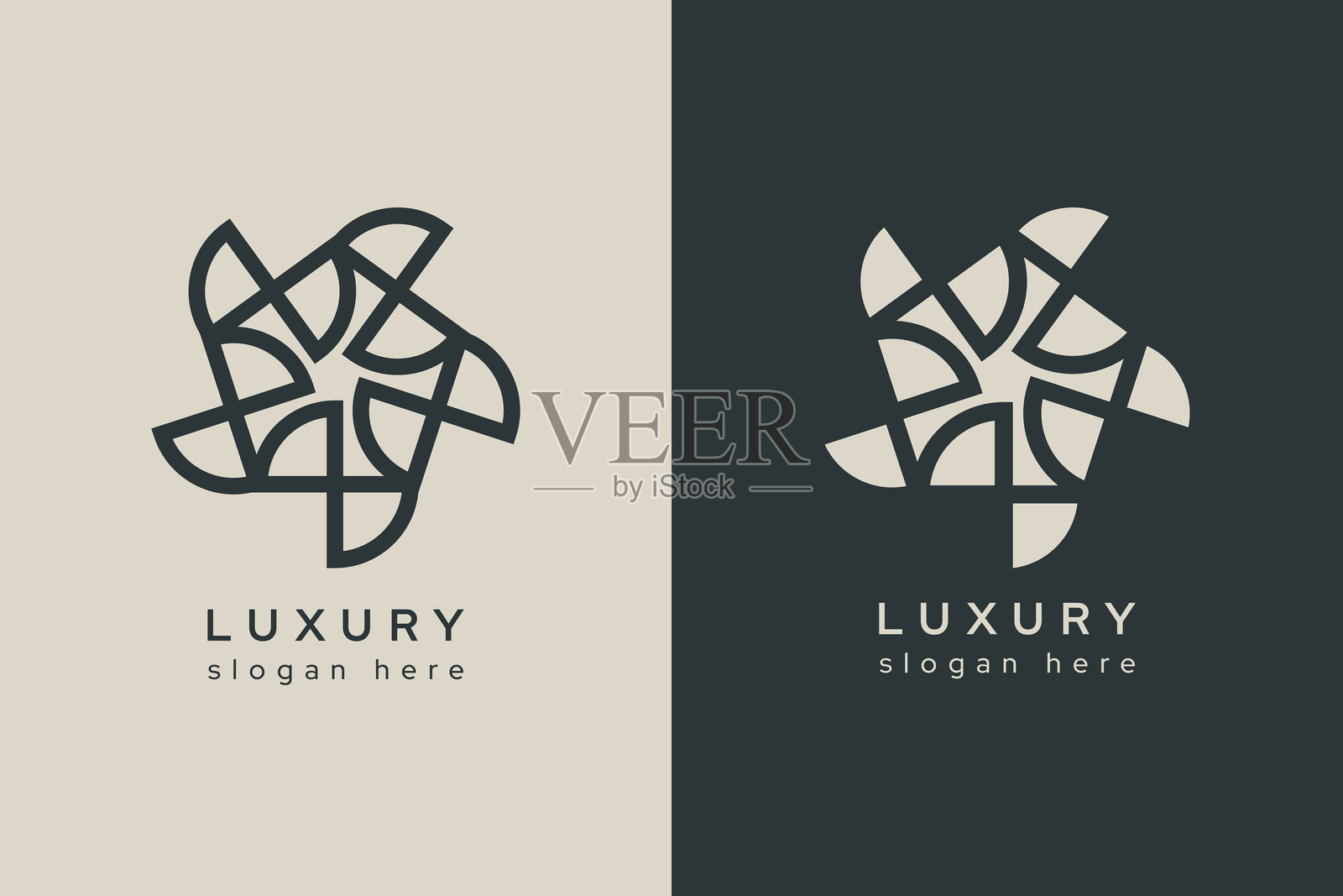 公司标志和符号设计插画图片素材