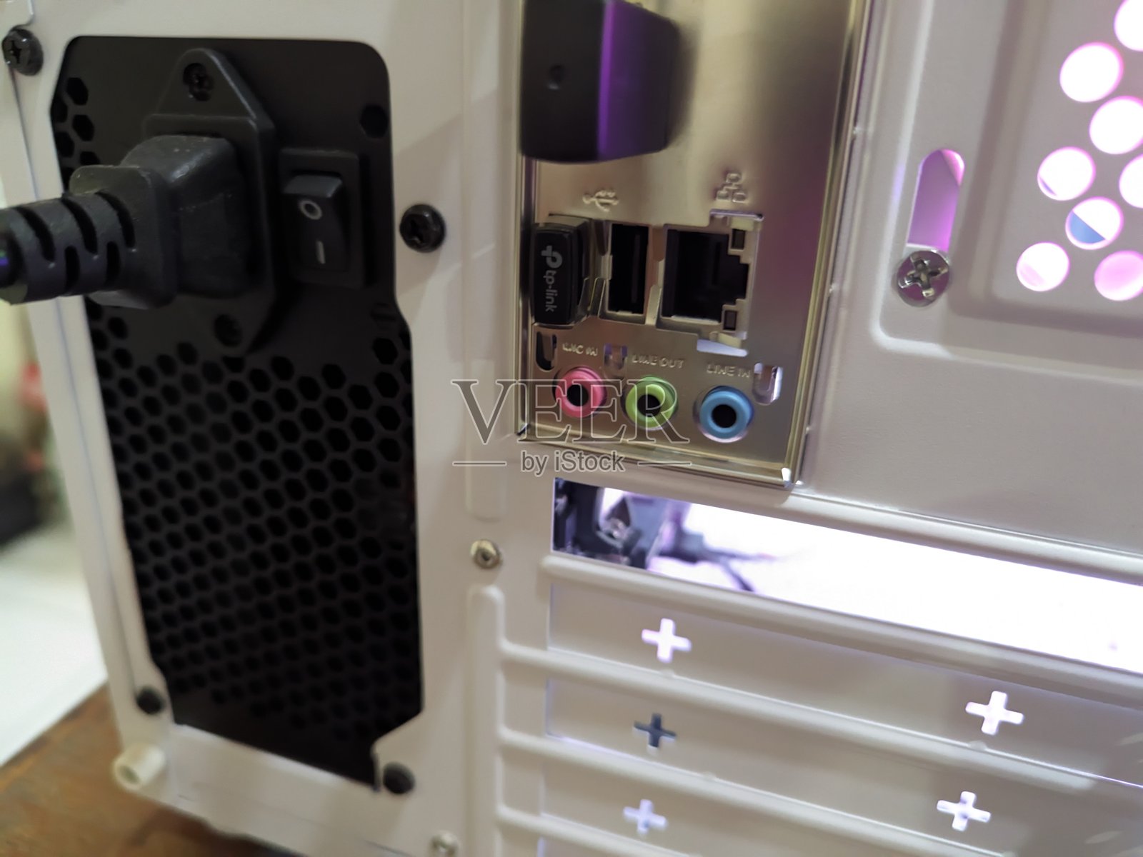 电脑音频插孔照片摄影图片