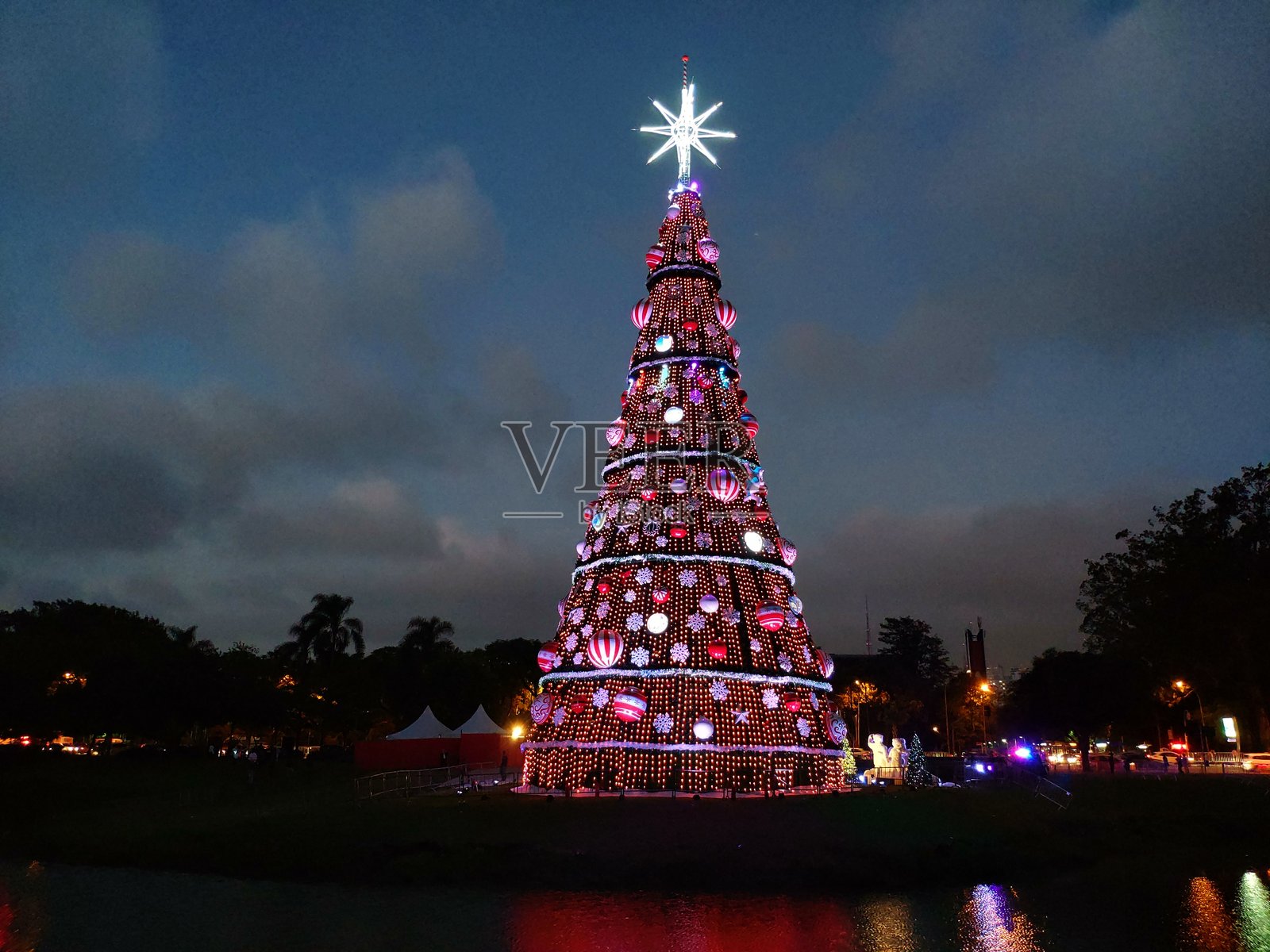 圣诞树照片摄影图片