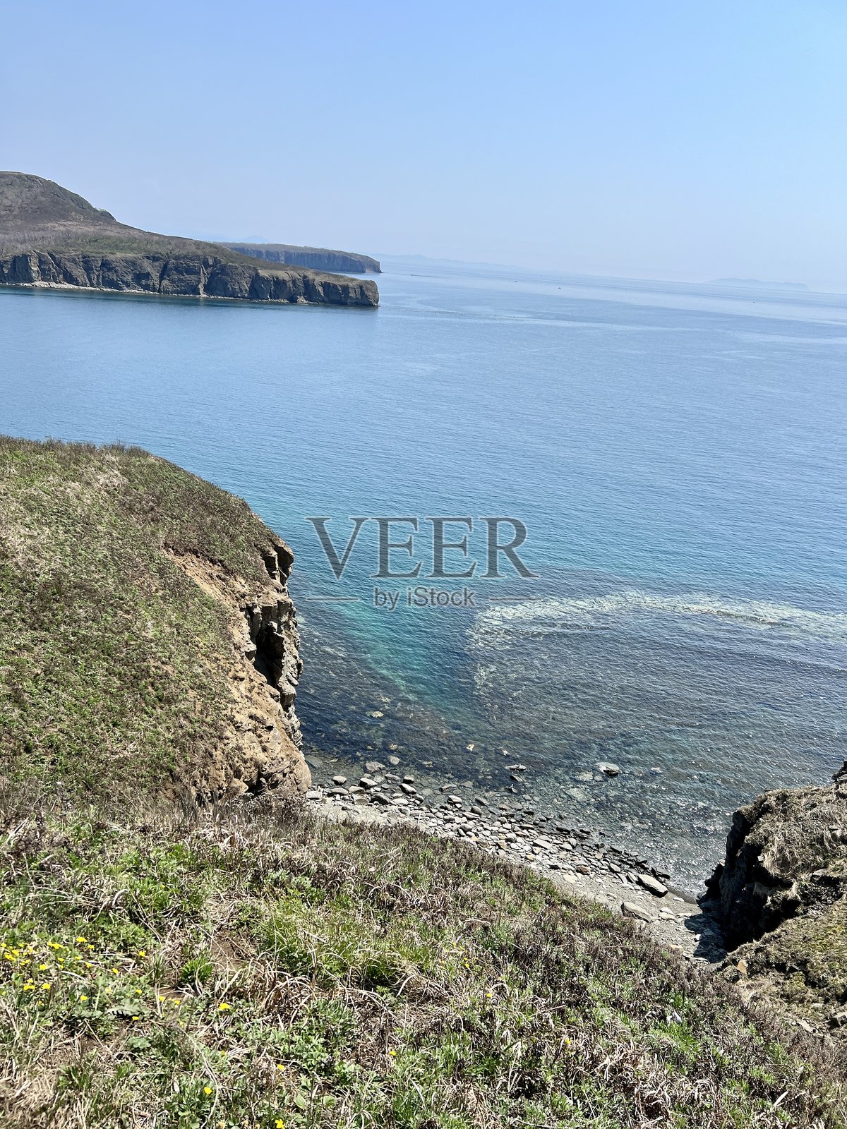 俄罗斯海岛海岸线，符拉迪沃斯托克，俄罗斯照片摄影图片