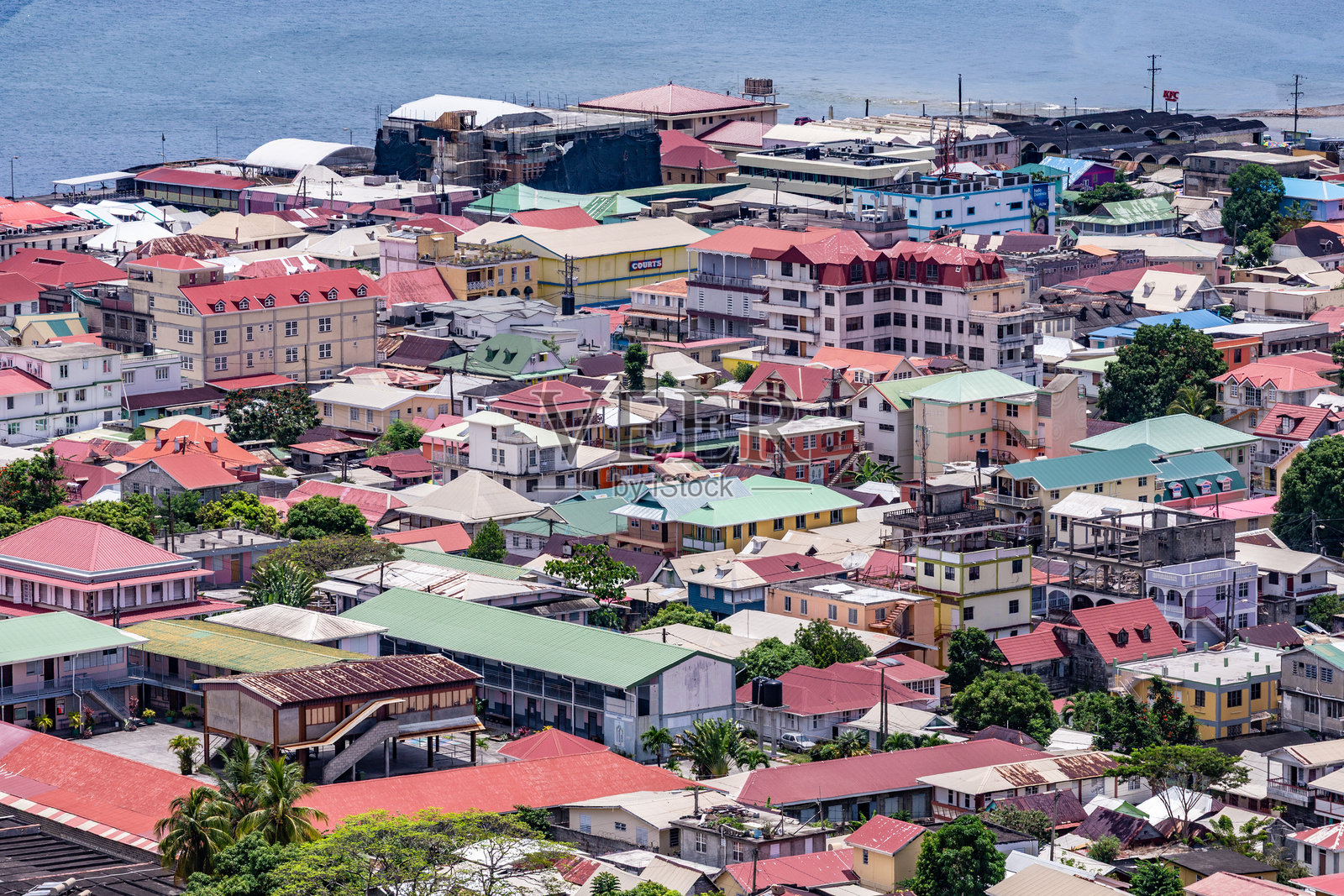 多米尼加罗索市的天际线景观照片摄影图片