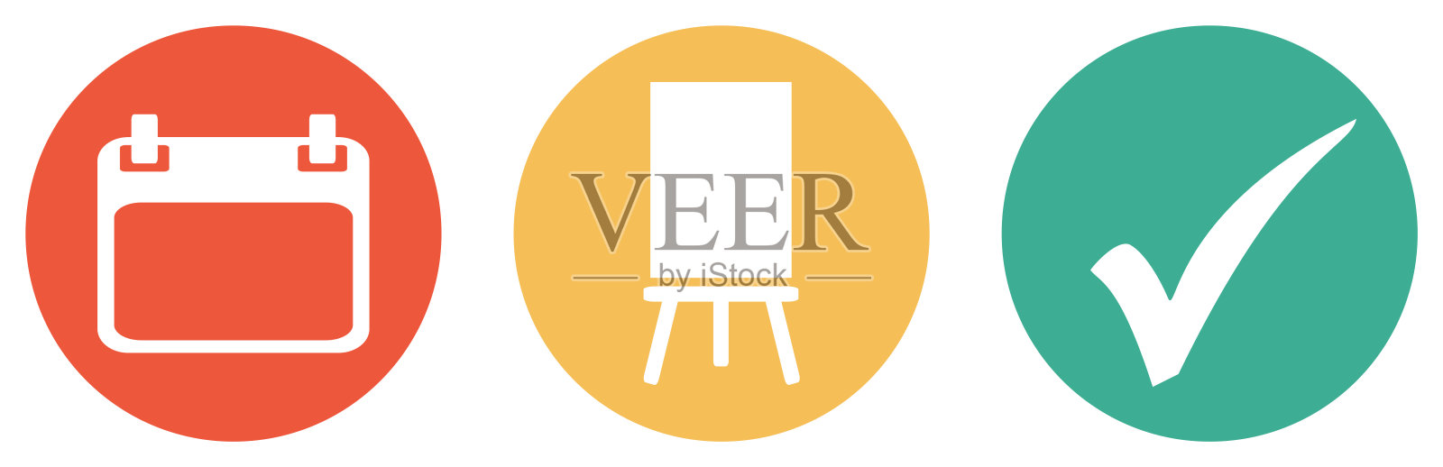 查找课程或研讨会 - 按钮横幅插画图片素材